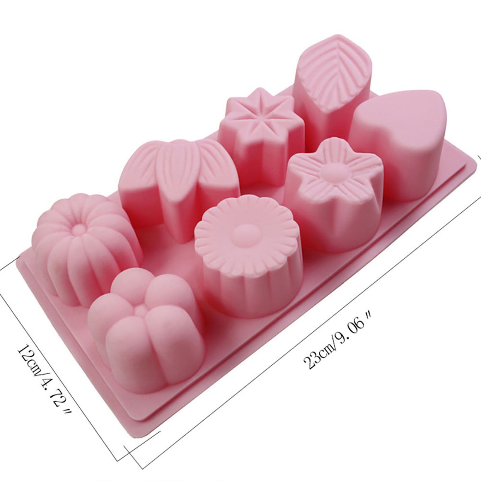 Flower Leaf Fondant Cake Decorative Baking Silicone DIY Mold Candle Soap view 6
