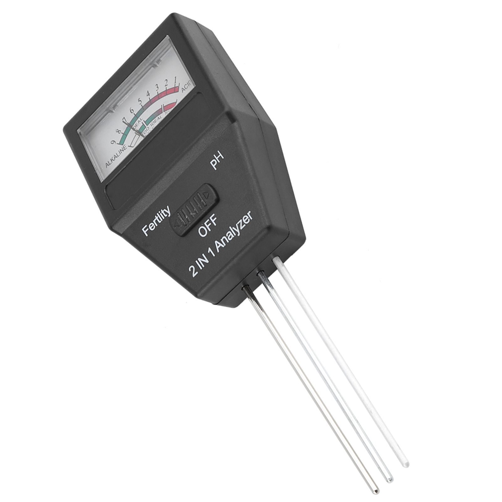 2 in 1 High Precision Fertile Soil PH Tester Meter for Garden Plant Flower view 4
