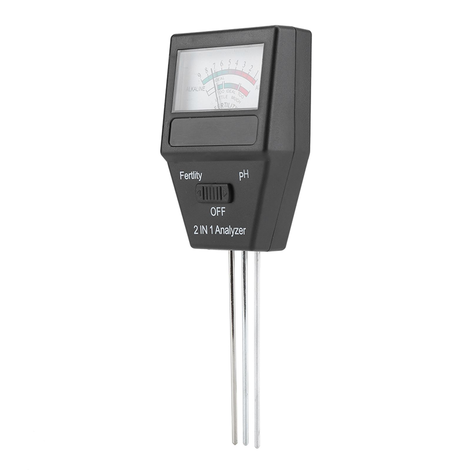 2 in 1 High Precision Fertile Soil PH Tester Meter for Garden Plant Flower view 5
