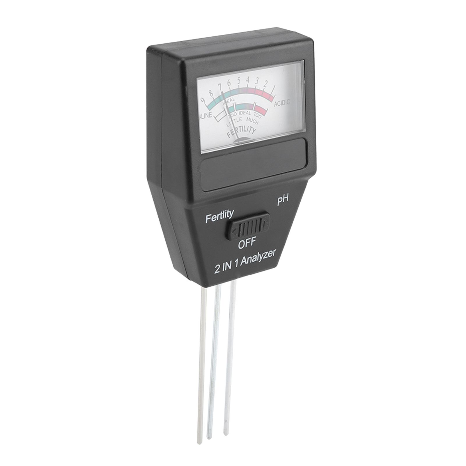 2 in 1 High Precision Fertile Soil PH Tester Meter for Garden Plant Flower view 6