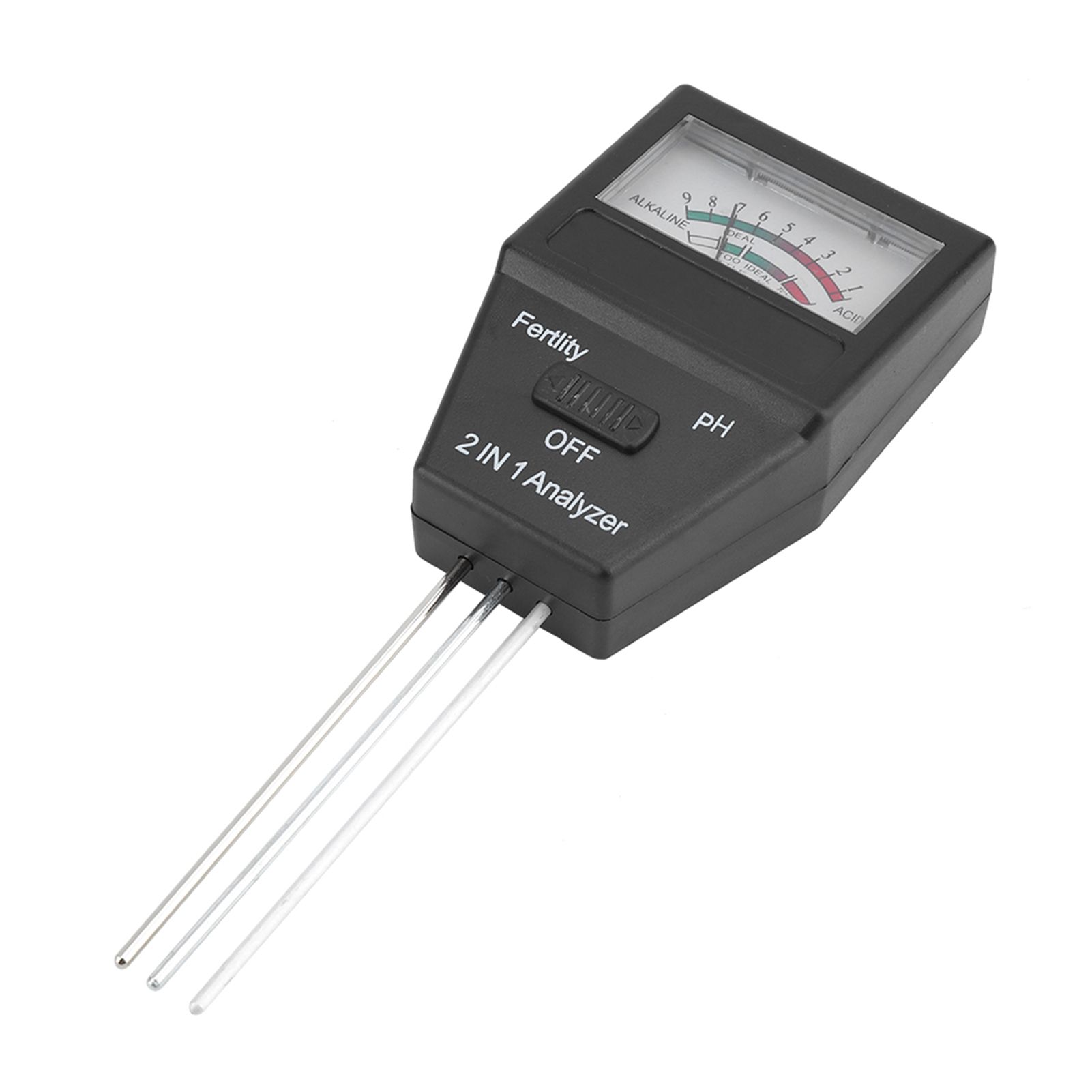 2 in 1 High Precision Fertile Soil PH Tester Meter for Garden Plant Flower view 7