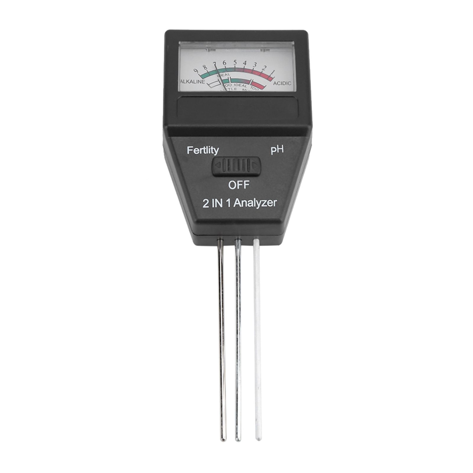 2 in 1 High Precision Fertile Soil PH Tester Meter for Garden Plant Flower view 8
