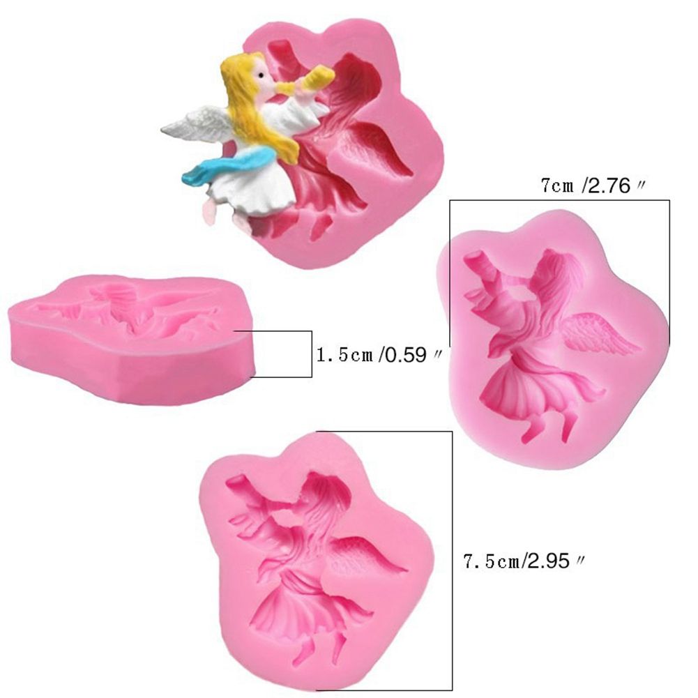 Silicone Cake Mold Little Angel’s Pattern Desserts Chocolate Baking DIY Mold view 6