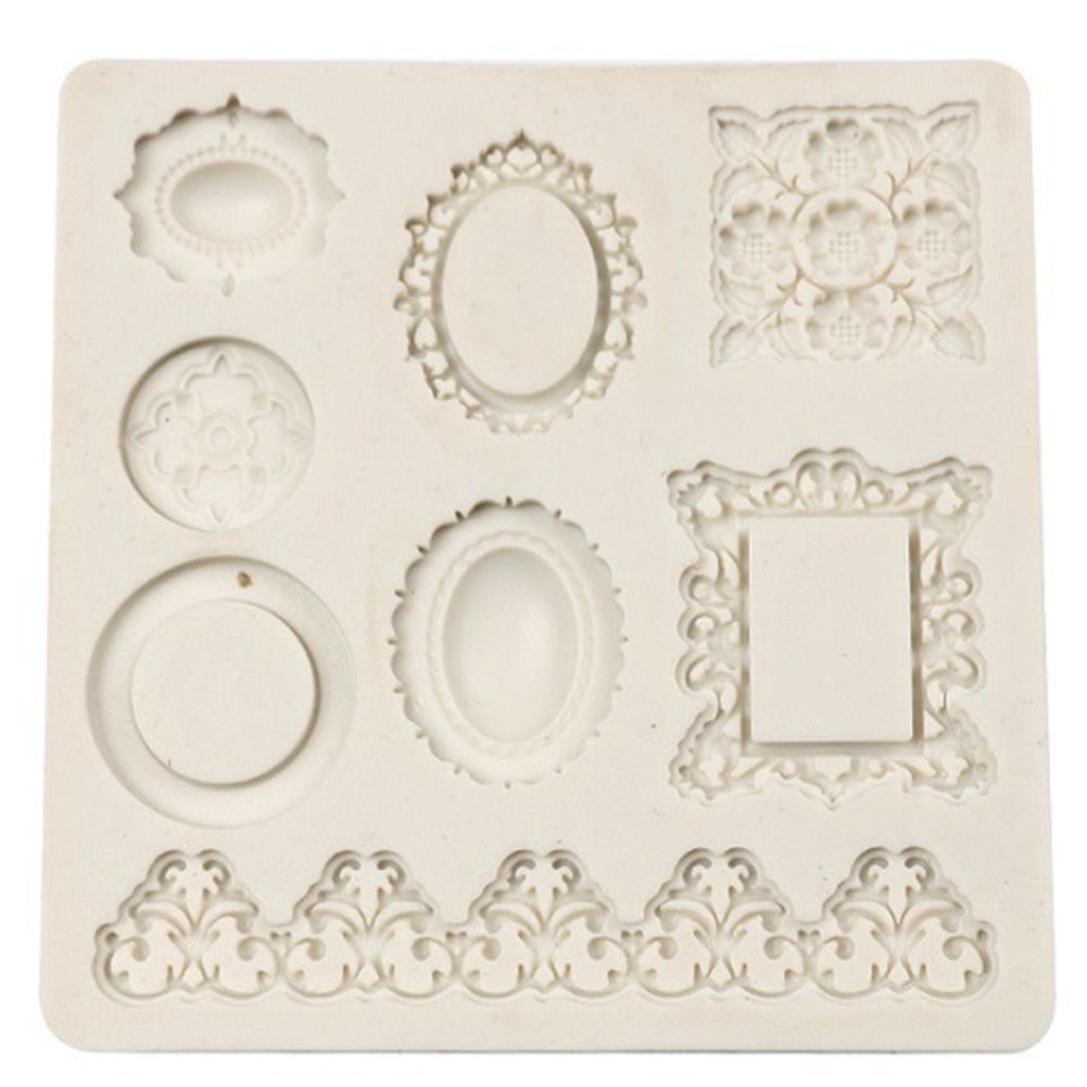 Silicone Cake Mold Vintage Flower Pattern Pudding Desserts Baking DIY Mold view 2