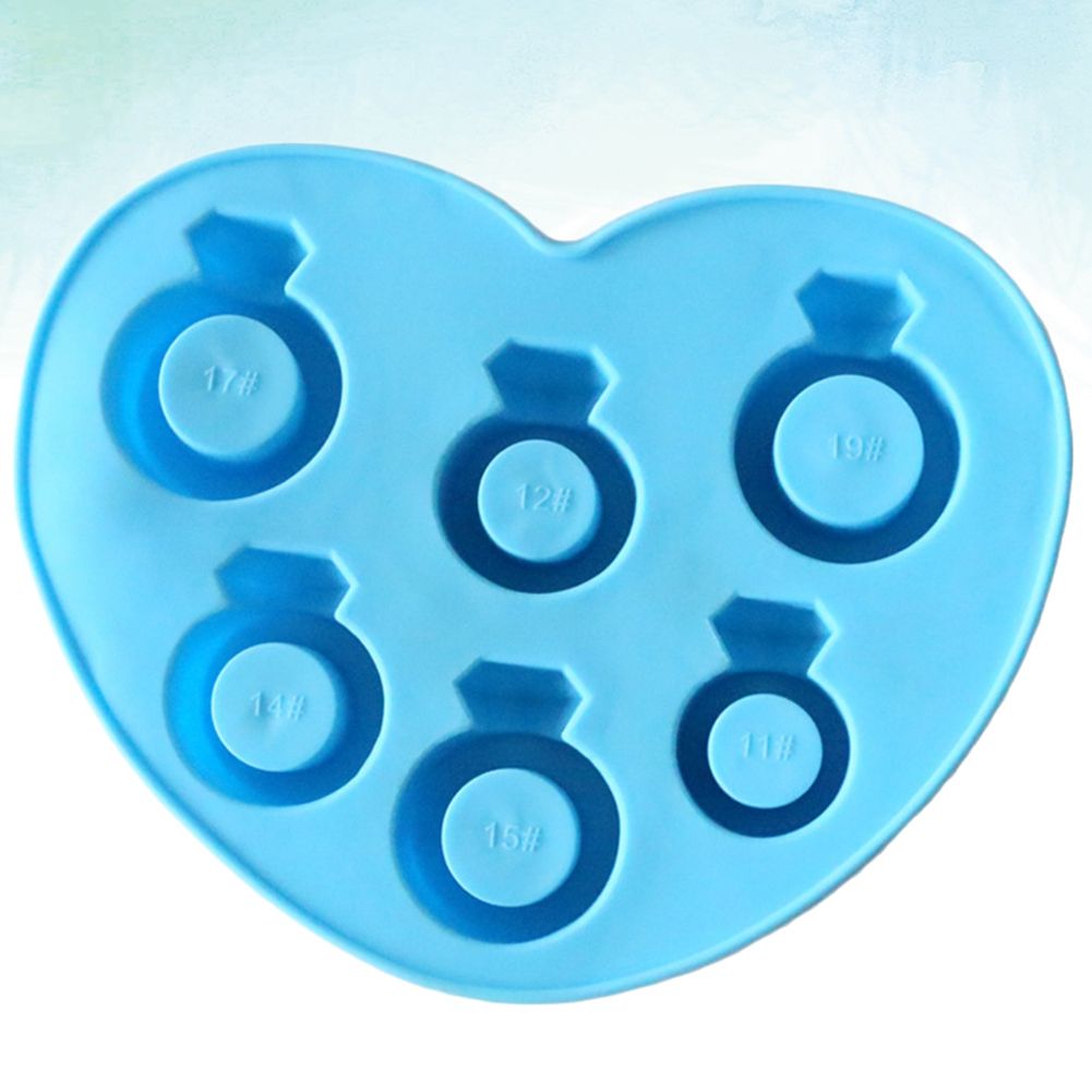 Silicone Cake Mold Engagement Ring Pattern Pudding Desserts Baking DIY Mold view 5