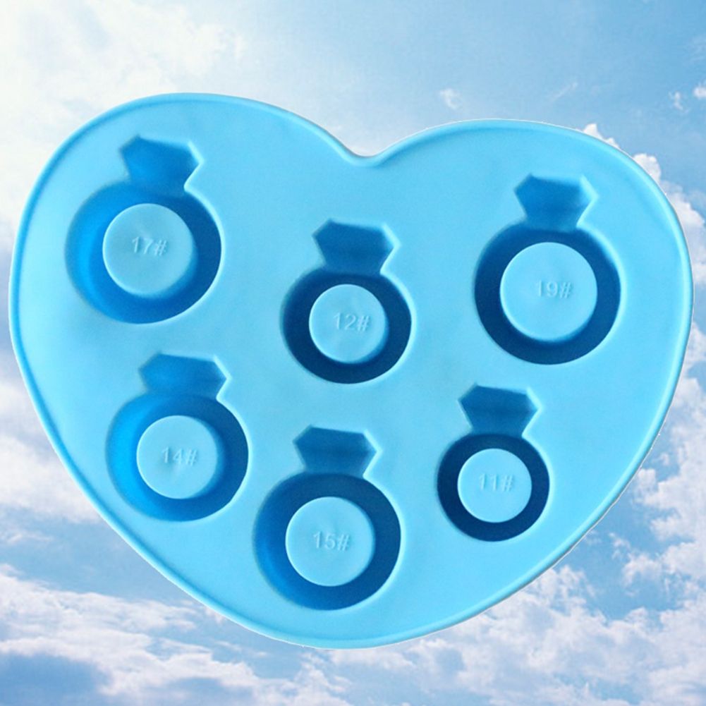 Silicone Cake Mold Engagement Ring Pattern Pudding Desserts Baking DIY Mold view 6