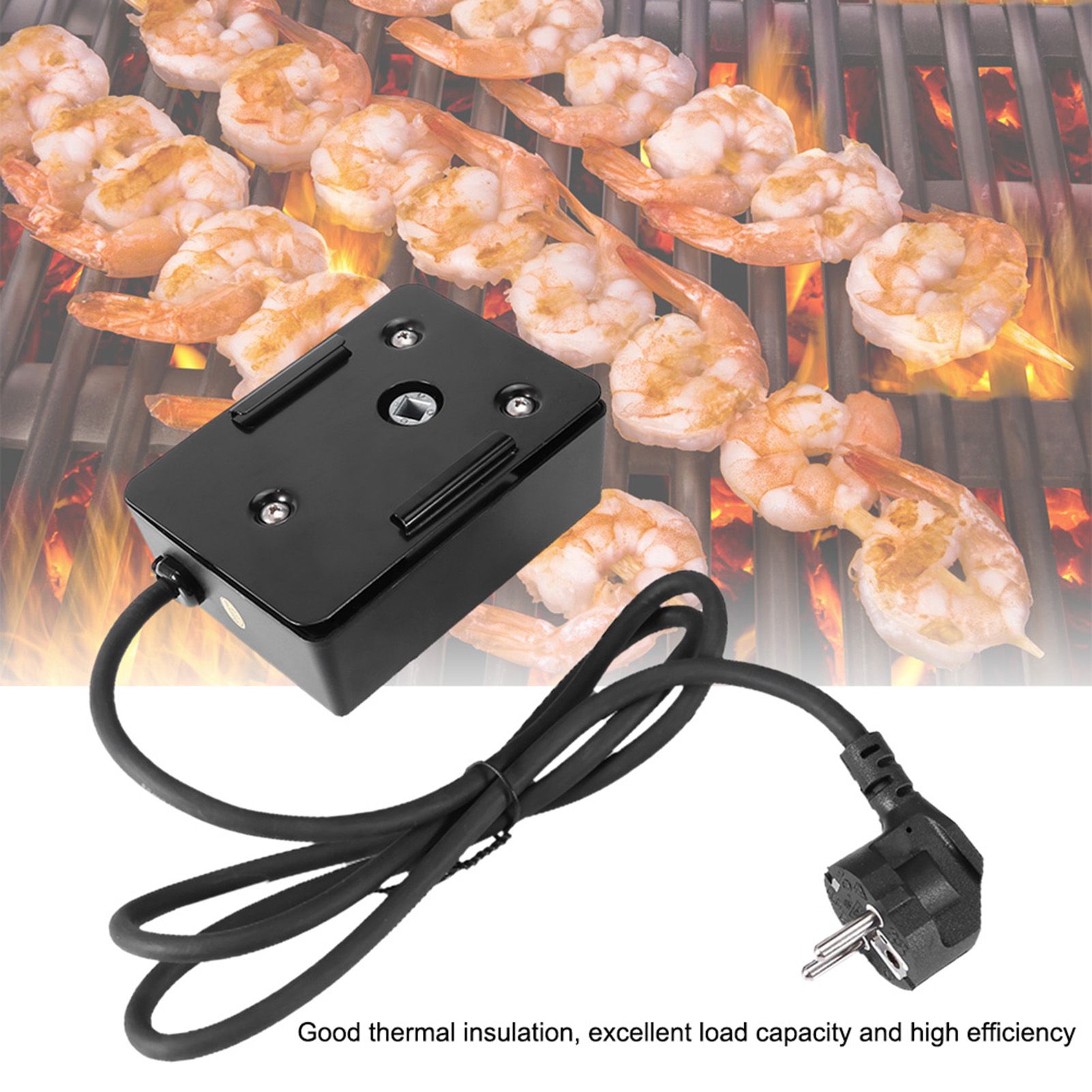 Electric BBQ Roast Rotisserie Grill Motor Rotator Barbecue Tool view 4