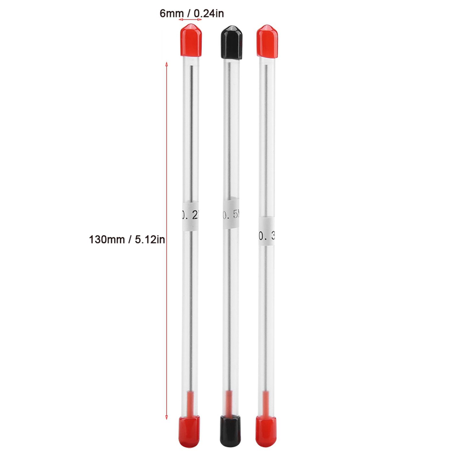 3Pcs 0.2mm 0.3mm 0.5mm Airbrush Needles Tips Replacement Accessories view 9