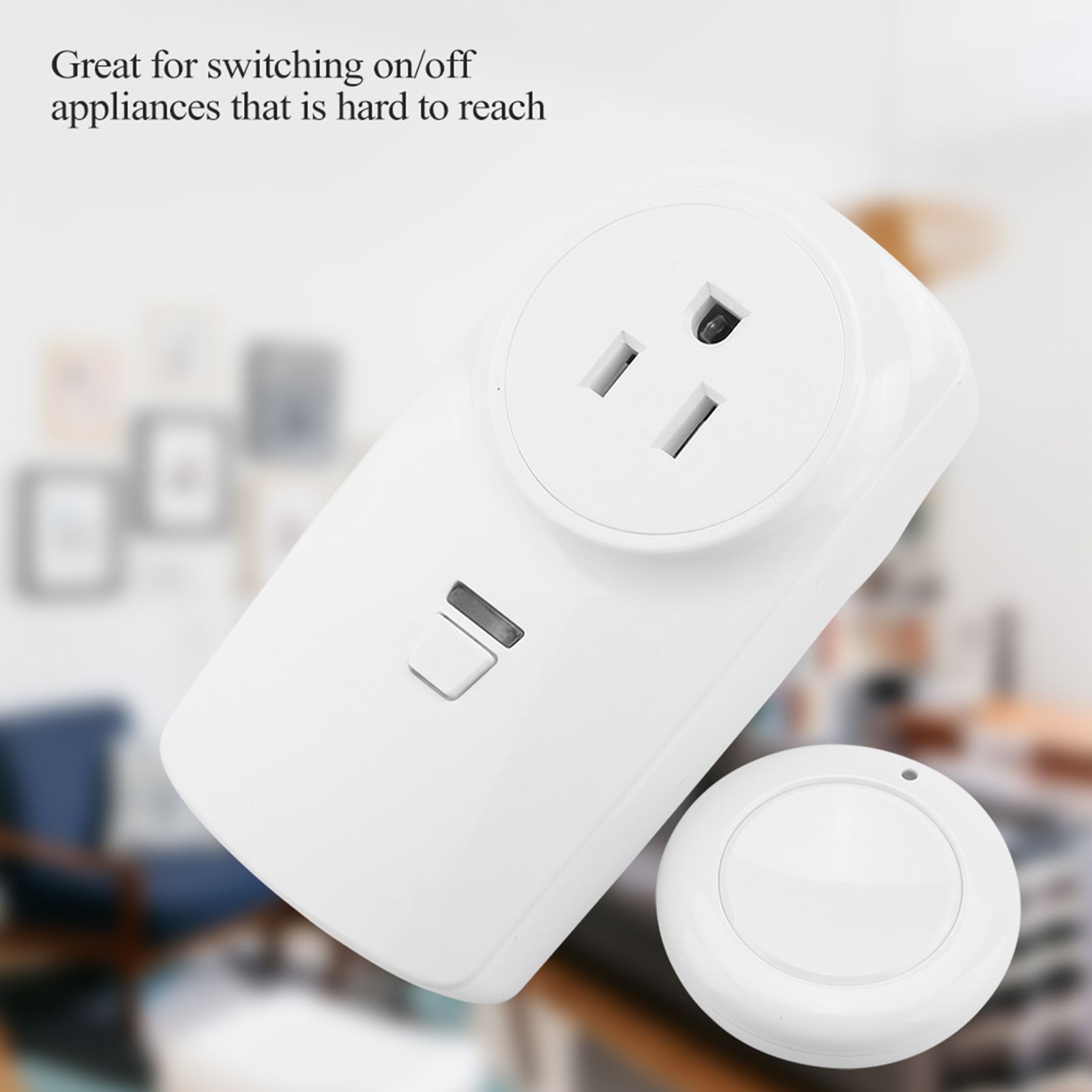 Household Wireless Remote Control Power Socket Outlet Switch for Lamp