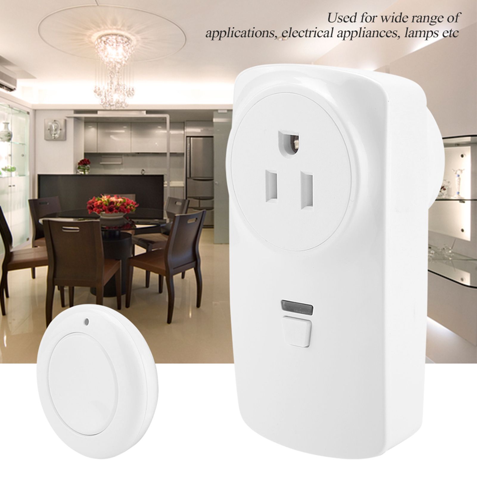 Household Wireless Remote Control Power Socket Outlet Switch for Lamp view 3