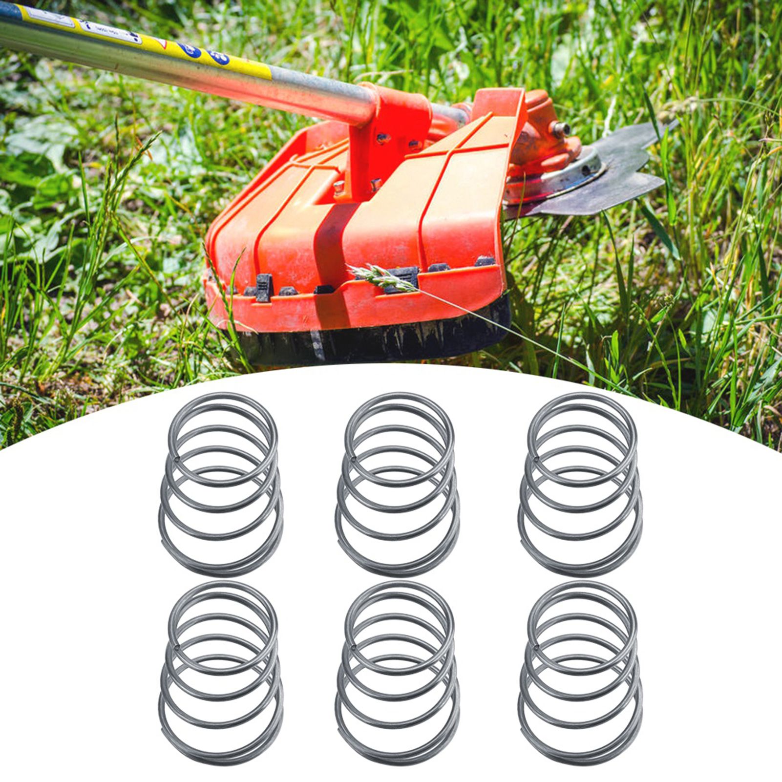 5pcs Grass Trimmer Head Accessories Springs Replacement Fits Universal Brush view 4
