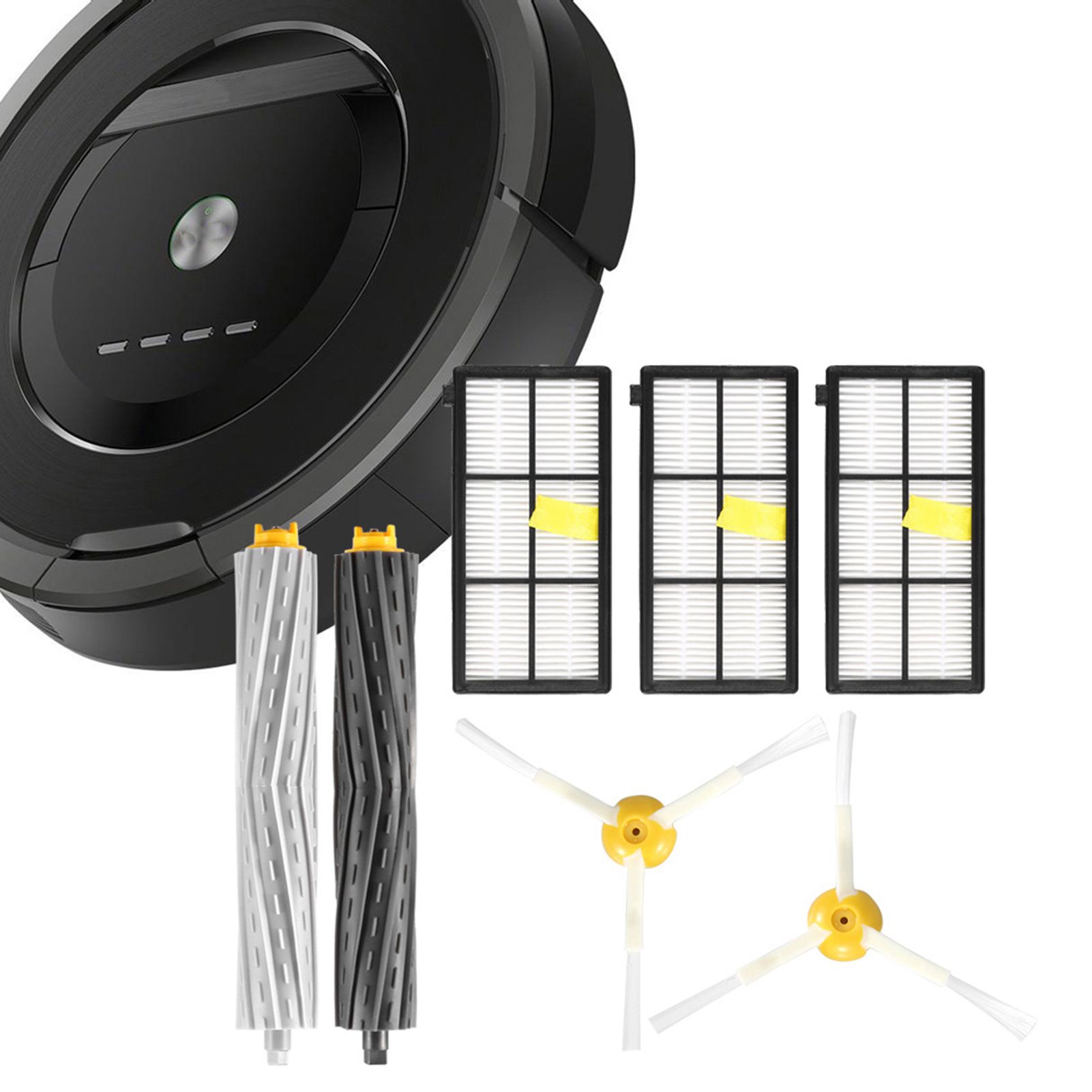 Electric Cleaner Filters Brushes Tools Replacement Kit for Roomba view 8