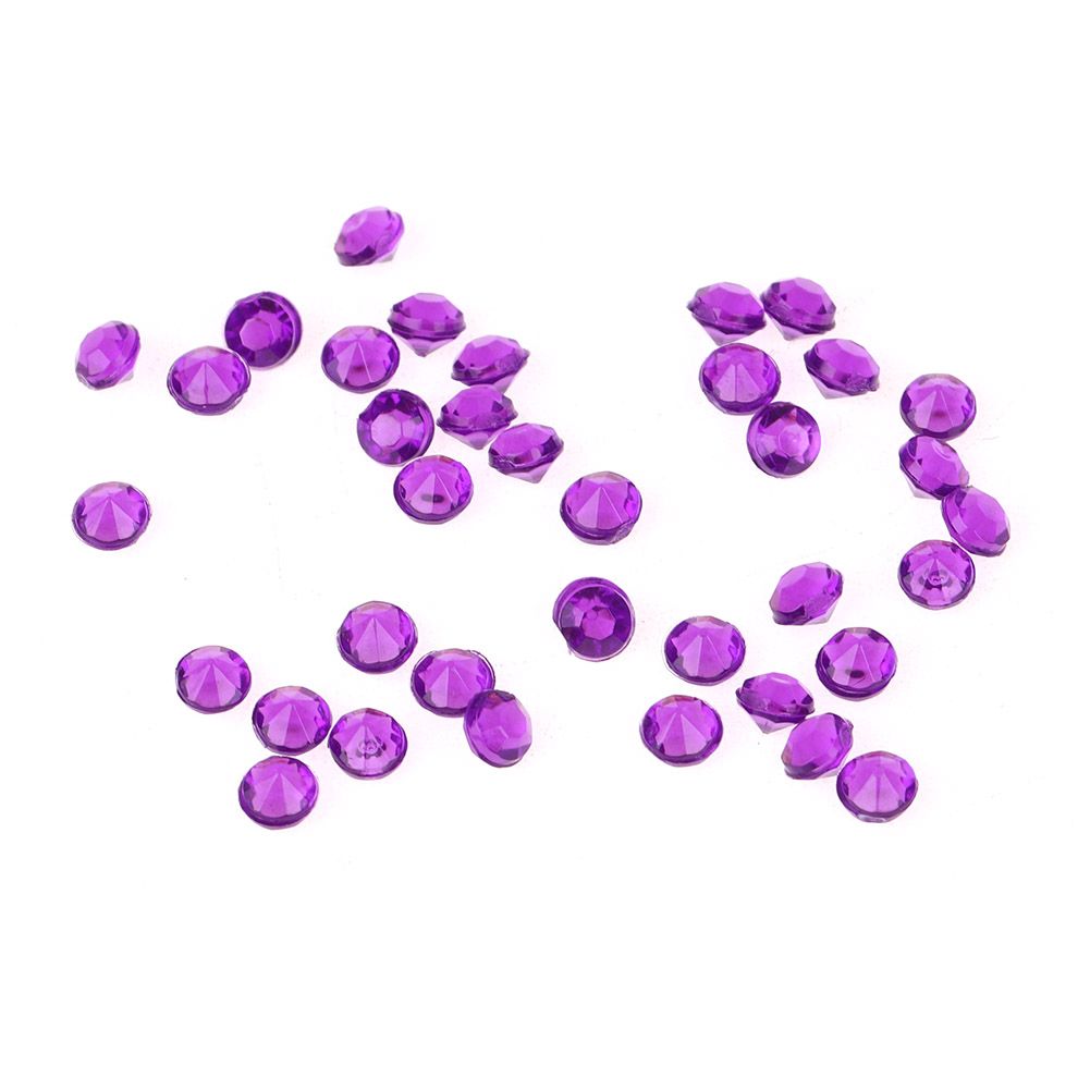 5000pcs 3mm Transparent Wedding Confetti Party Plastic Diamond Sparkly Gems view 3