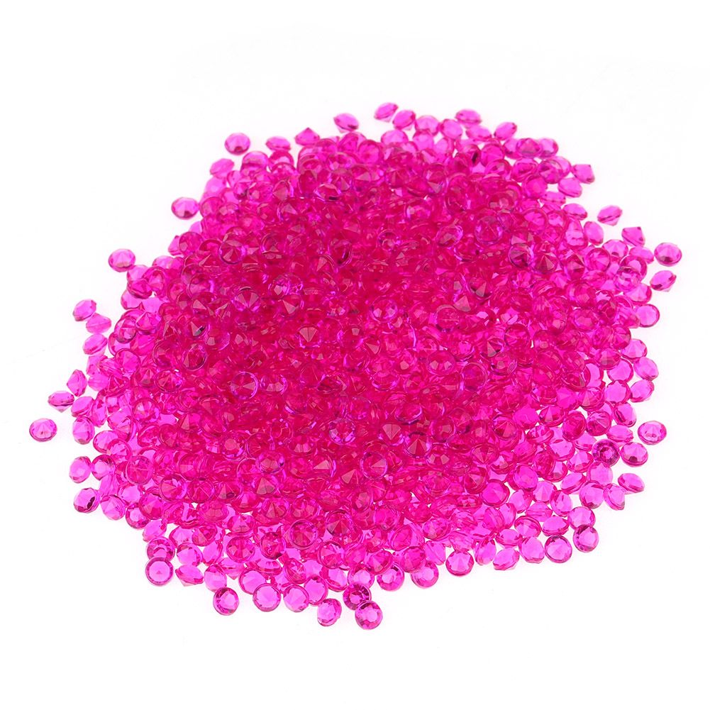 5000pcs 3mm Transparent Wedding Confetti Party Plastic Diamond Sparkly Gems view 2