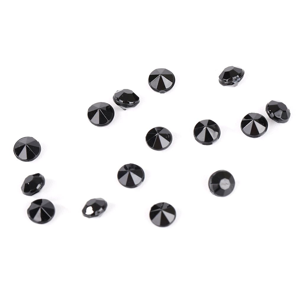 5000pcs DIY Pointed Acrylic Diamond Confetti Gems for Wedding Party (Black) view 3