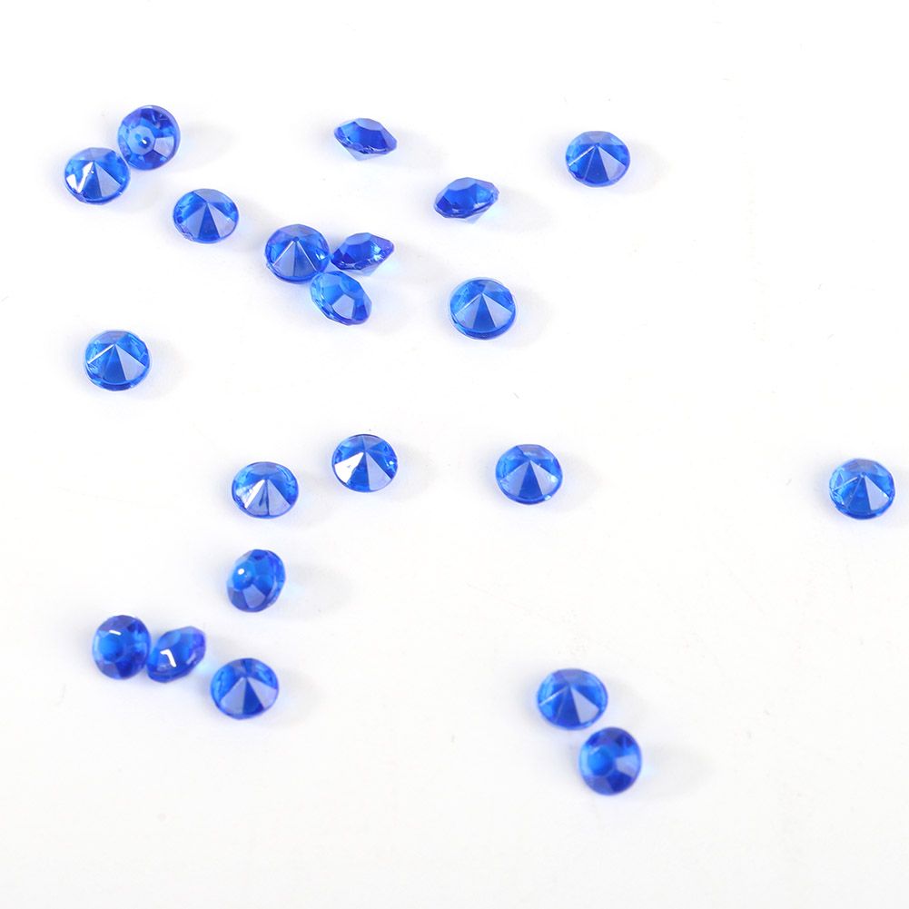 5000pcs DIY Pointed Acrylic Diamond Confetti Gems for Wedding Party (Blue) view 4