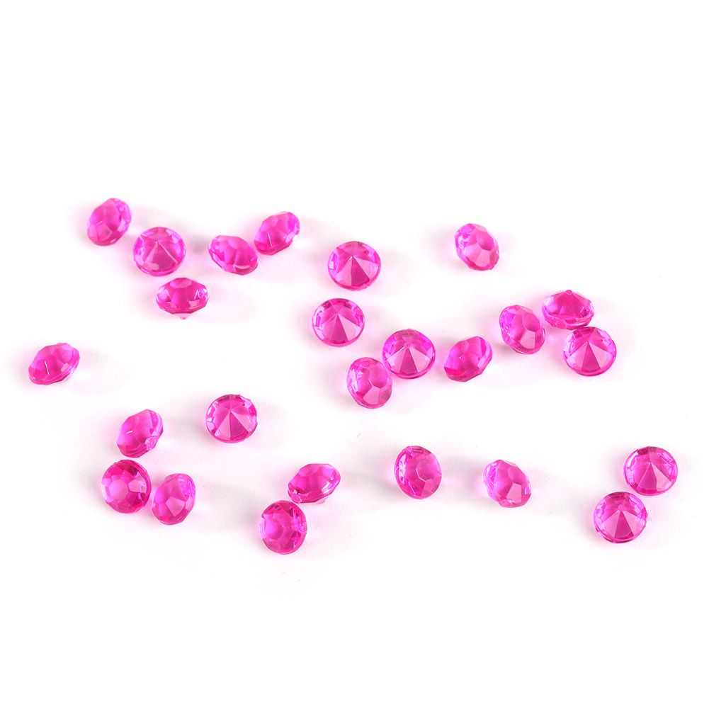 5000pcs DIY Pointed Acrylic Diamond Confetti Gems for Wedding Party (Rose Red) view 4