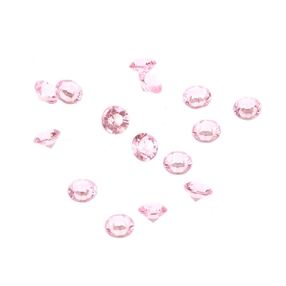 1000pcs 6mm Transparent Wedding Confetti Party Plastic Diamond Sparkly Gems view 3