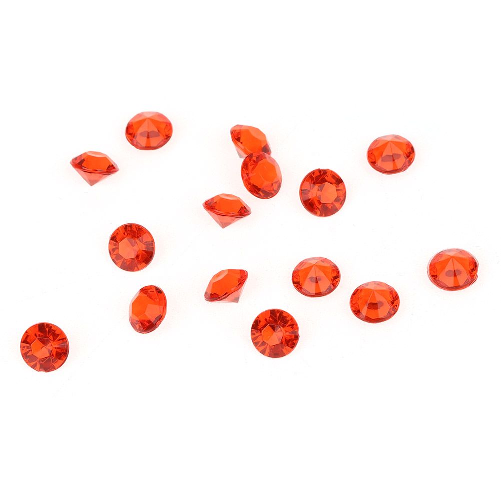 1000pcs 6mm Transparent Wedding Confetti Party Plastic Diamond Sparkly Gems view 3