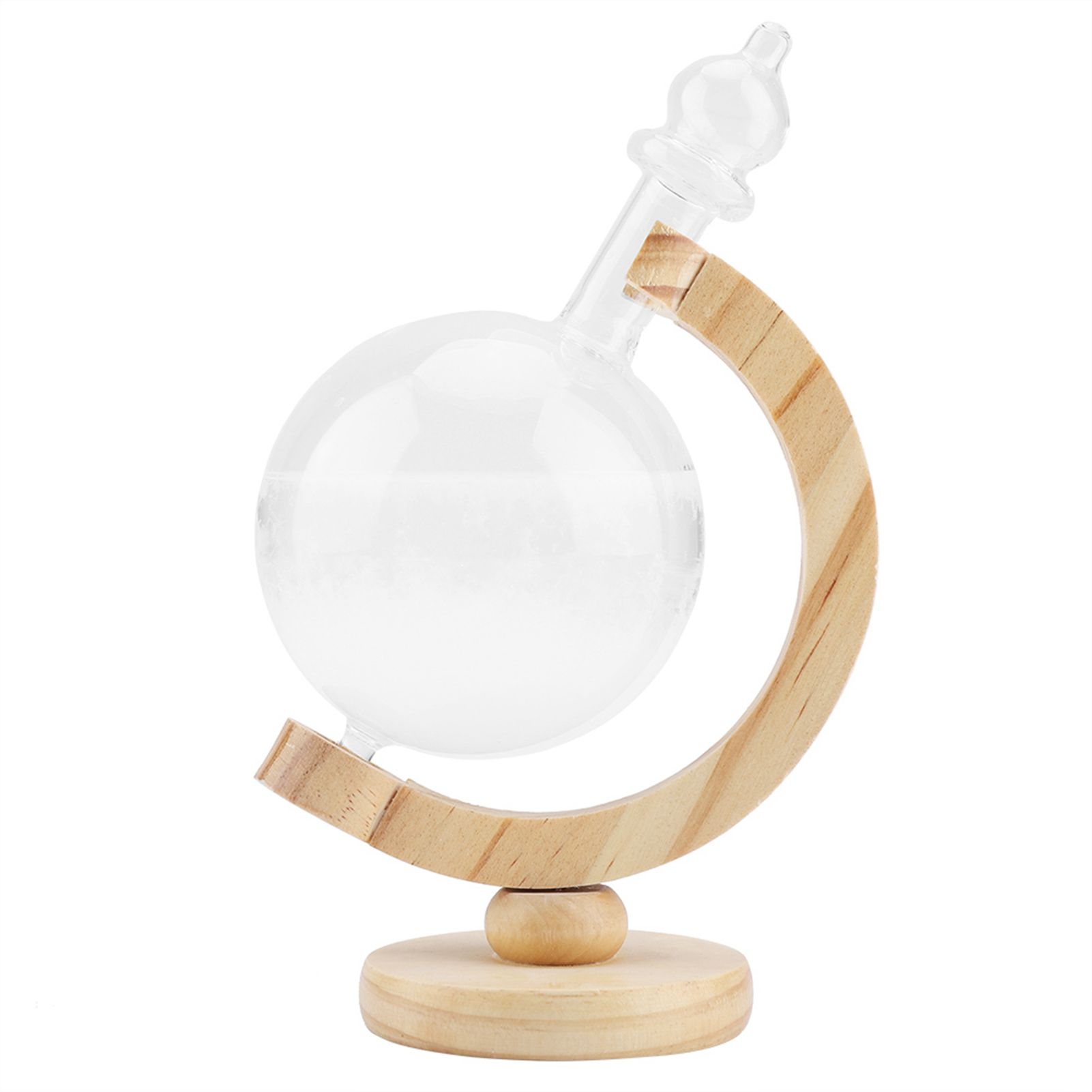 Storm Glass Creative Globe shaped Storm Glass Bottle Desktop Weather Station view 4