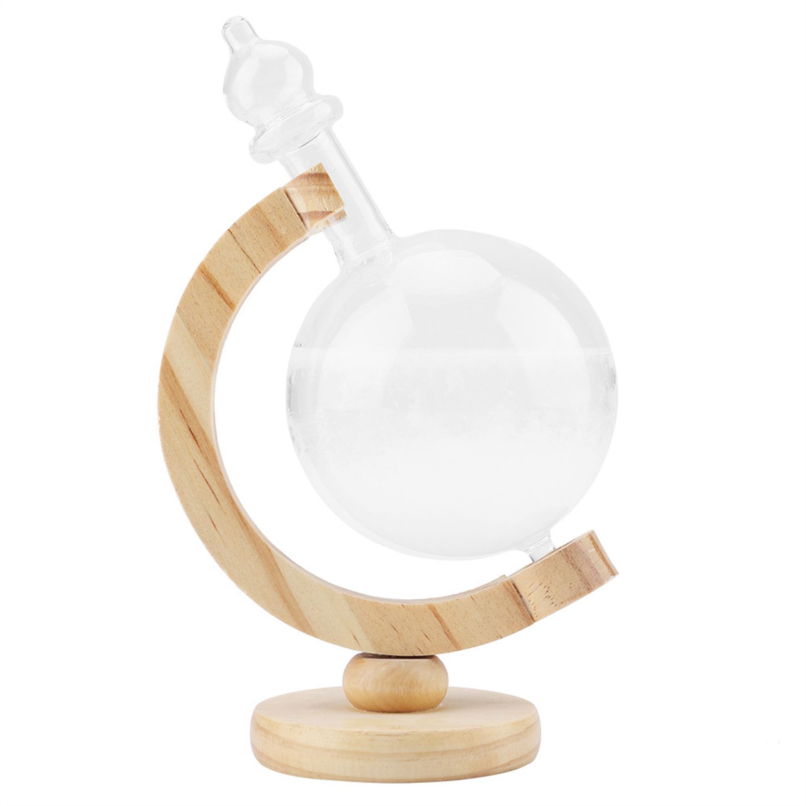 Storm Glass Creative Globe shaped Storm Glass Bottle Desktop Weather Station view 6