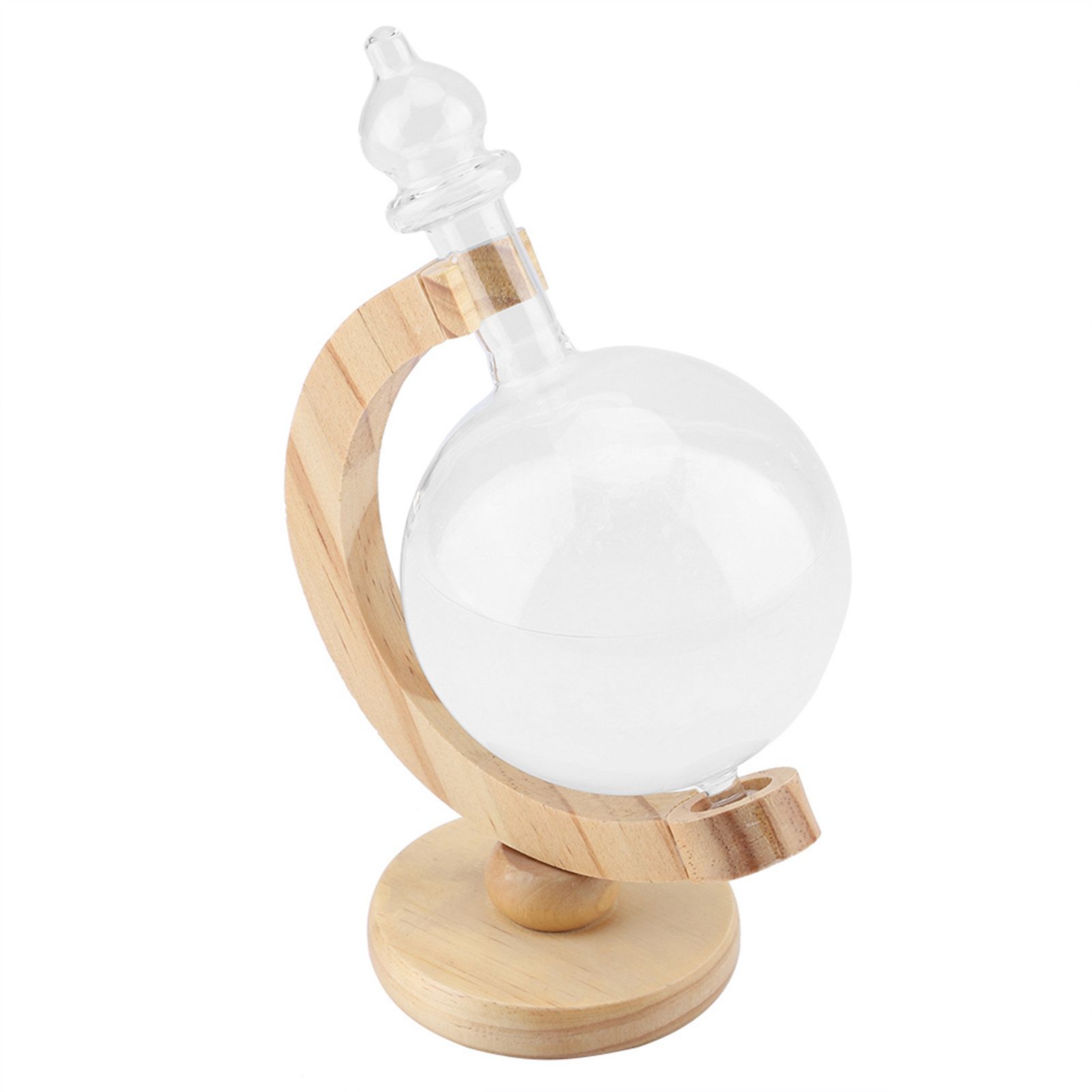 Storm Glass Creative Globe shaped Storm Glass Bottle Desktop Weather Station view 7