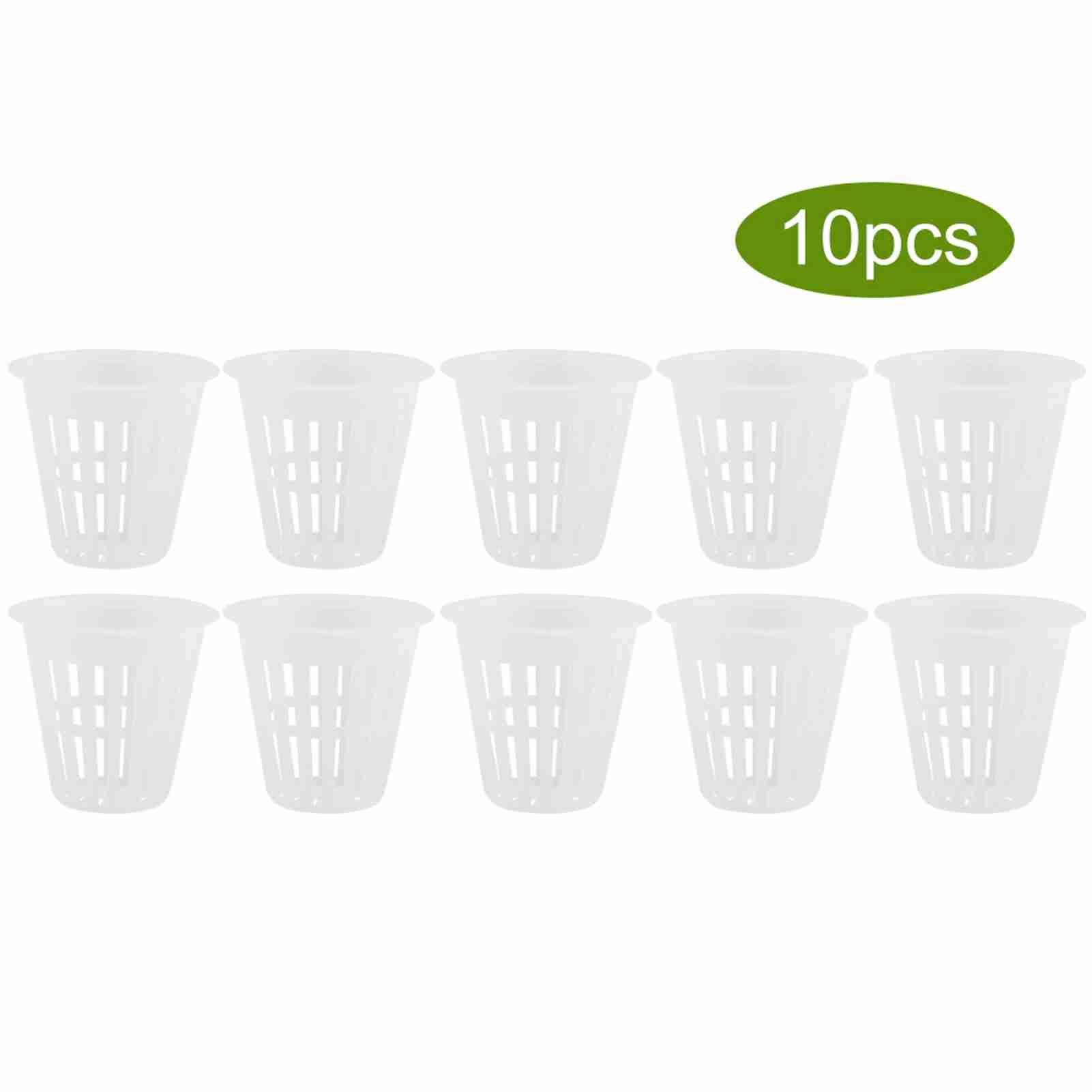10pcs/Set Durable Safe Plastic Hydroponic Basket Cup for Garden Balcony view 2
