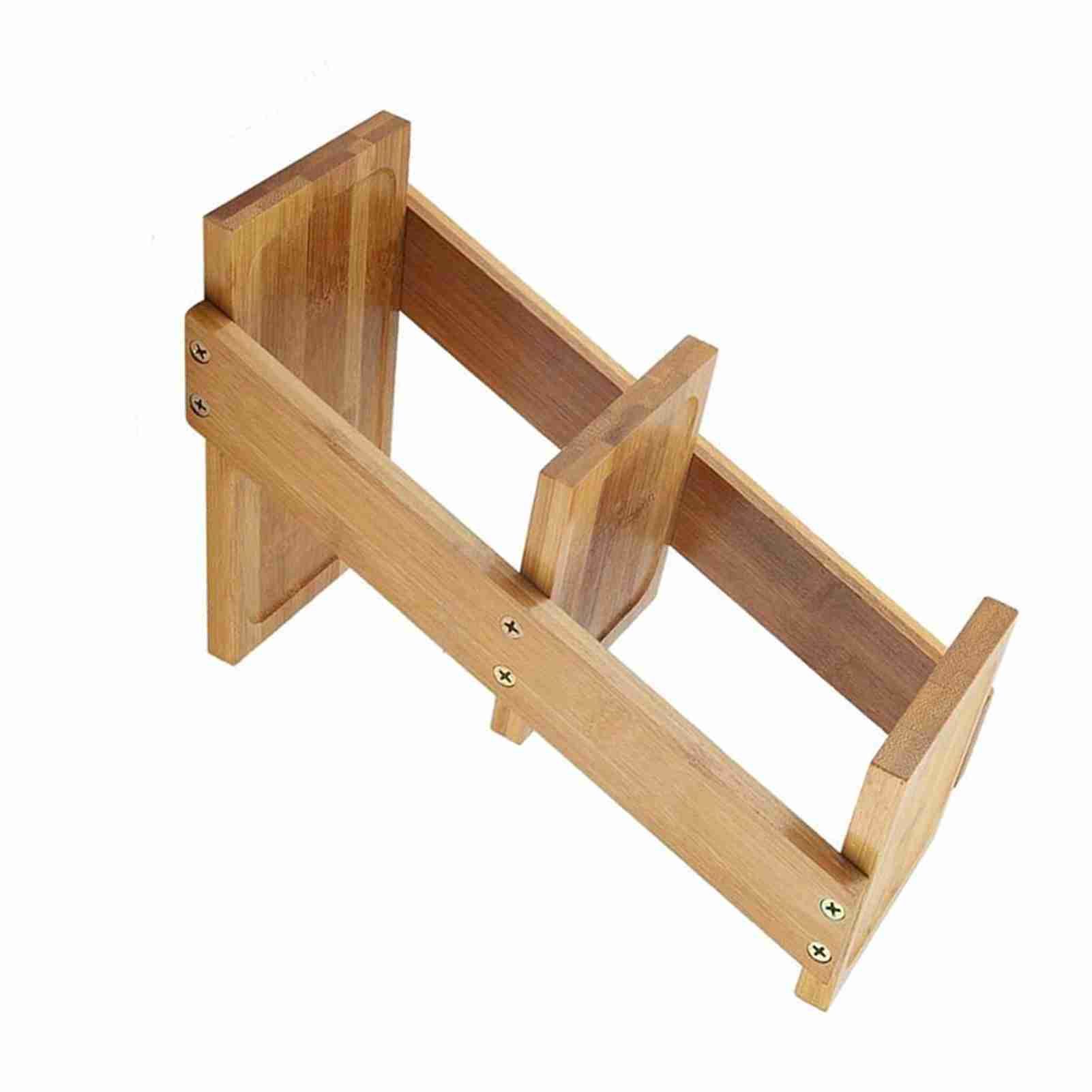 3 Tiers Bamboo Desktop Potted Plant Flower Holder Storage Rack Shelf view 6