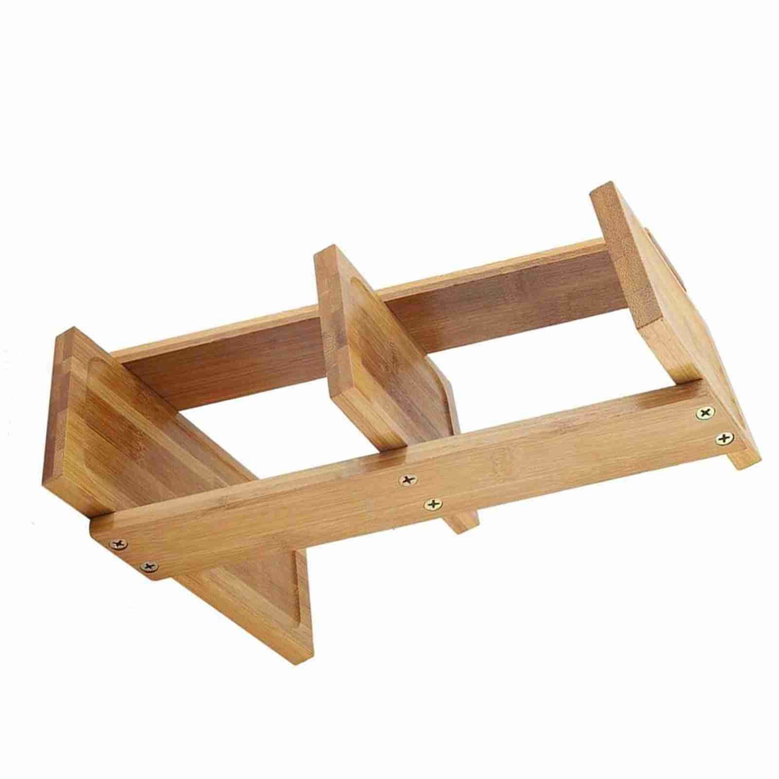 3 Tiers Bamboo Desktop Potted Plant Flower Holder Storage Rack Shelf view 8