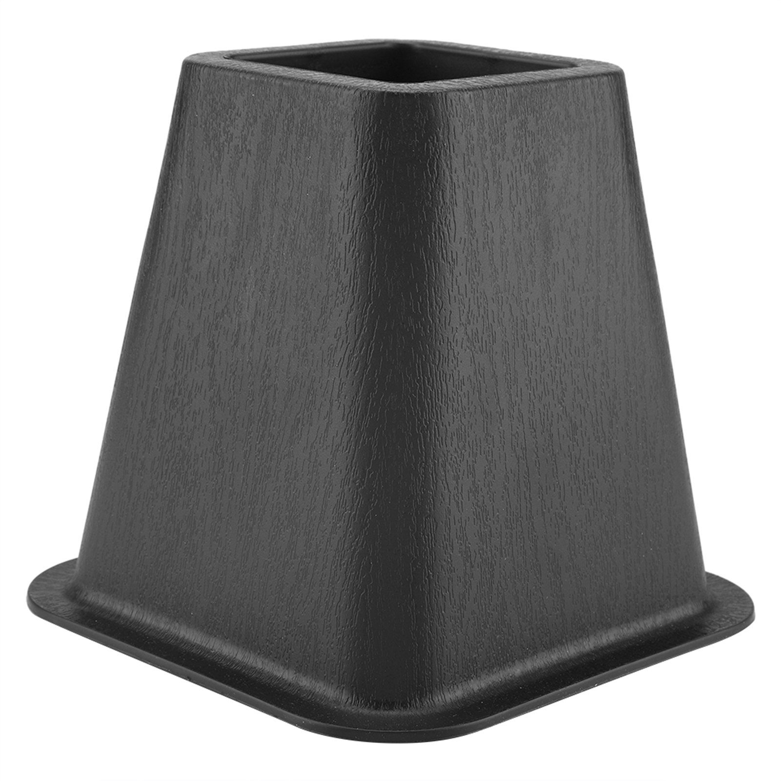 Black Furniture Raisers Set of 4 For Bed Chair Desk Table view 4