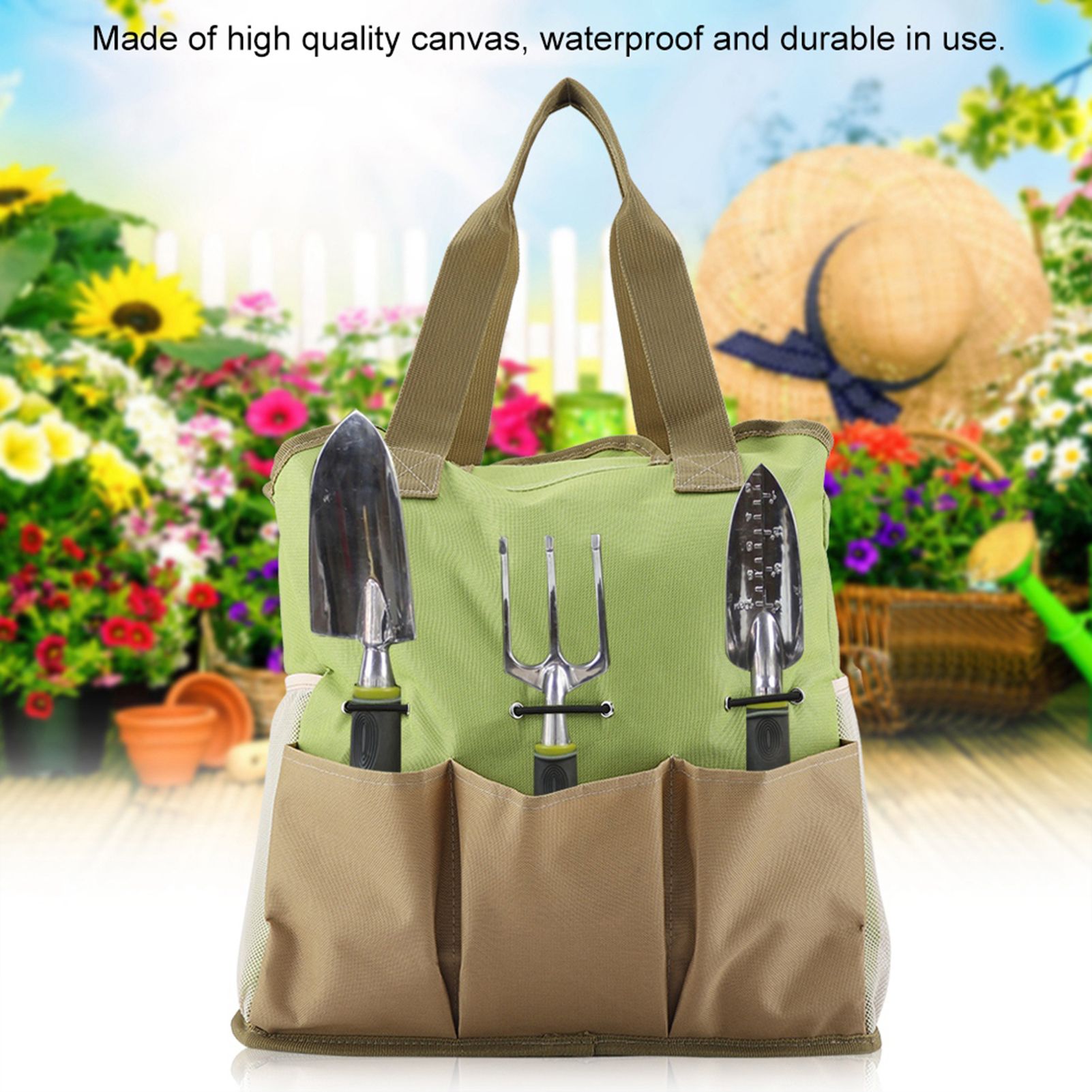 Gardening Tool Bag Holder Organizer Carrier Garden Tool Storage Bag Toolkit view 6