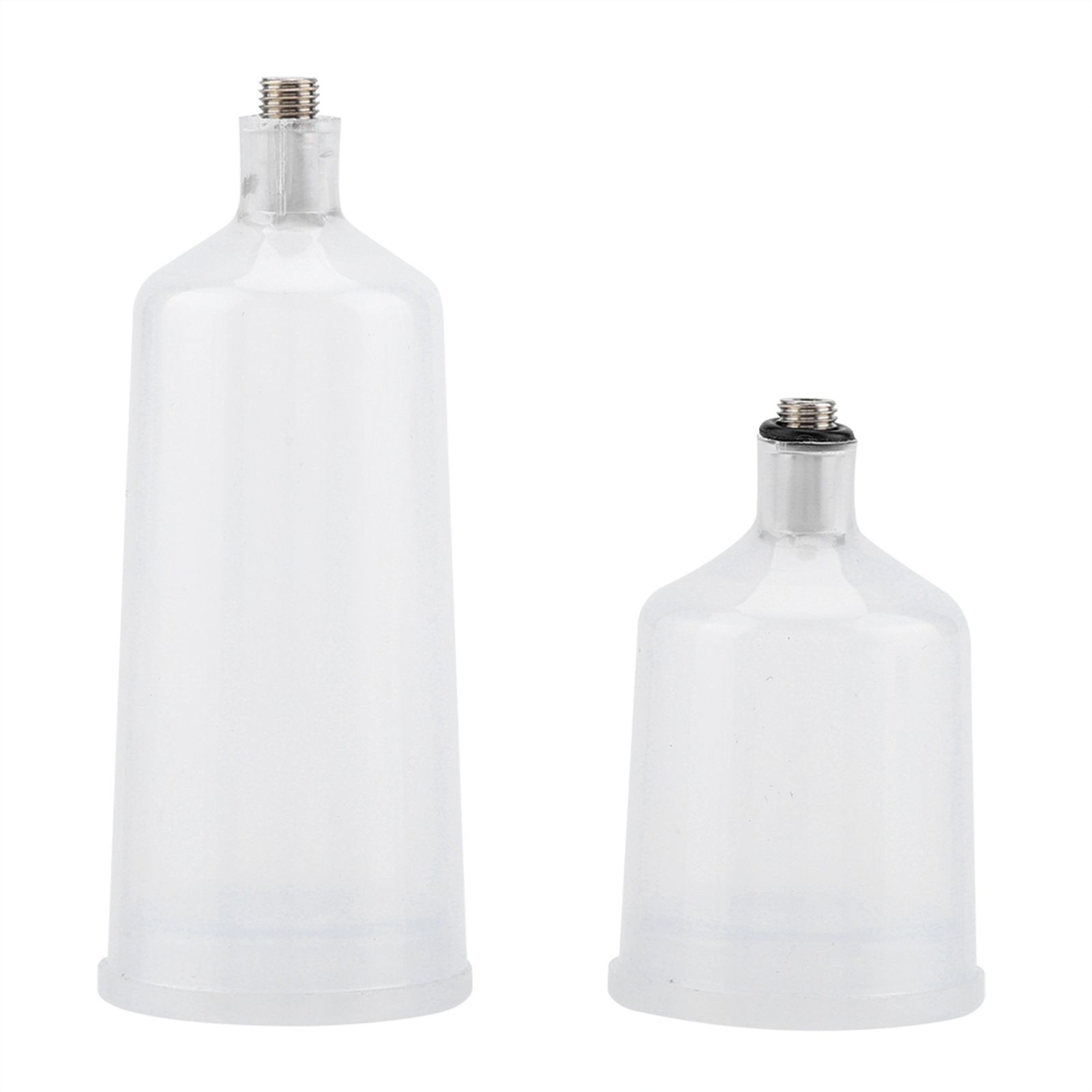 2PCS / Set Plastic Spray Paint Gun Airbrush Cup Pot Fastmover Threaded view 11