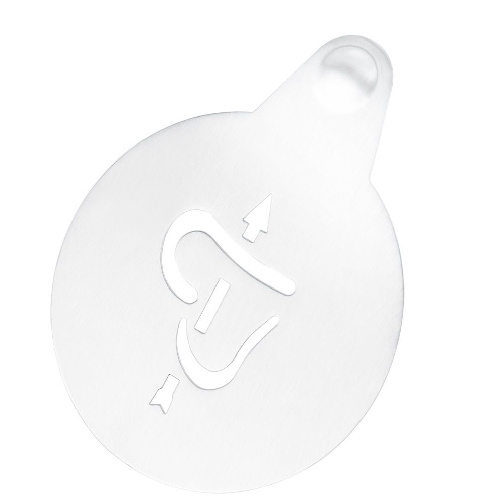Coffee Decorating Stencil Latte Art Stencils Stainless Steel Coffee Cappuccino