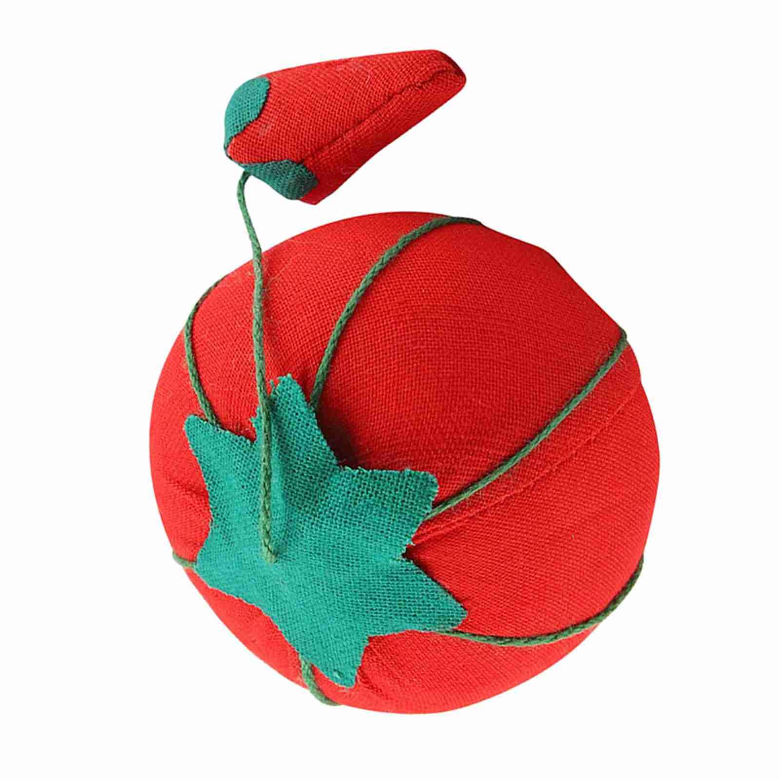 2Pcs/Set Cute Tomato Ball Shape Needle Pincushion Pin Cushion Holder view 10