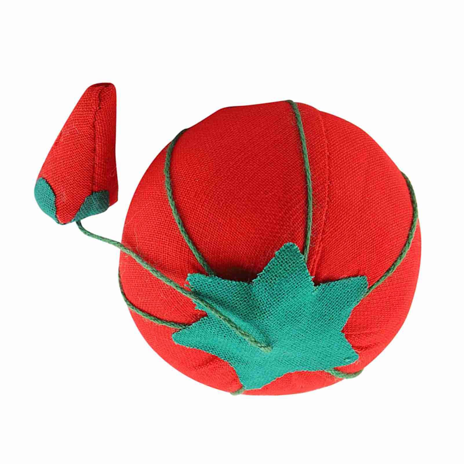 2Pcs/Set Cute Tomato Ball Shape Needle Pincushion Pin Cushion Holder view 12