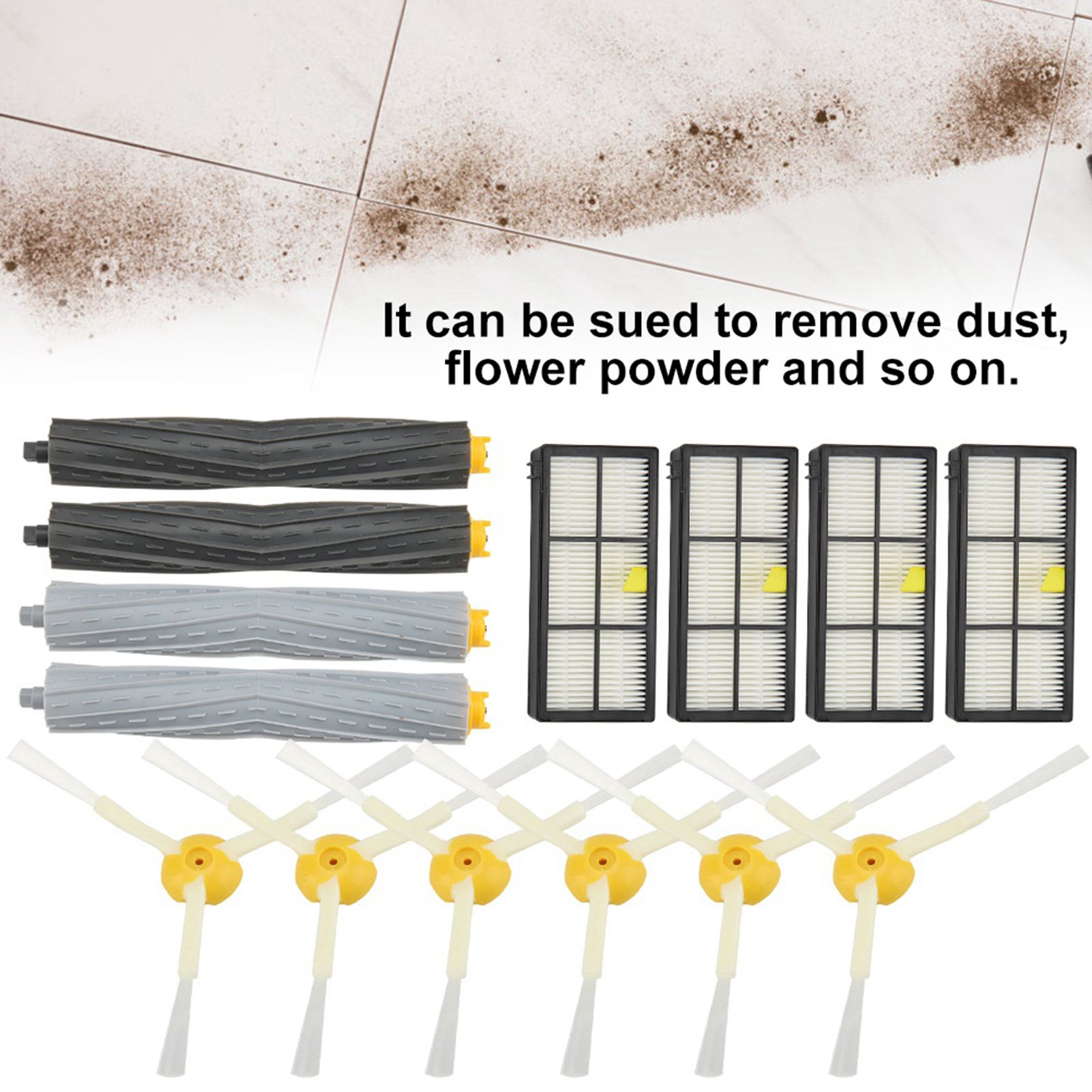 Replaceable Cleaning Brush for Sweeper Roomba 800 860 865 866 870 878 787 878 view 8