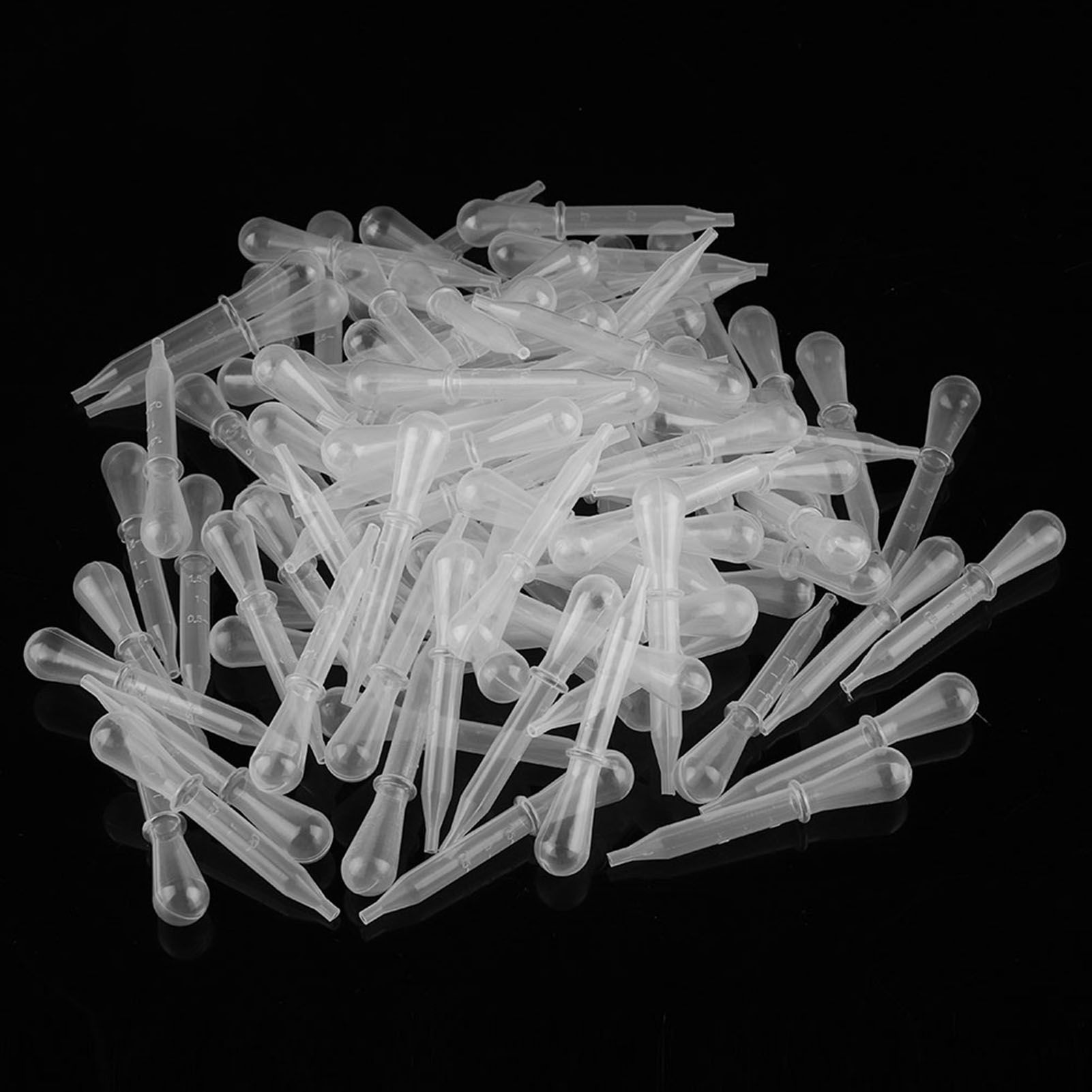 100 PCS Disposable Plastic Pipette Eye Droppers Transfer Liquids Mix Airbrush view 8