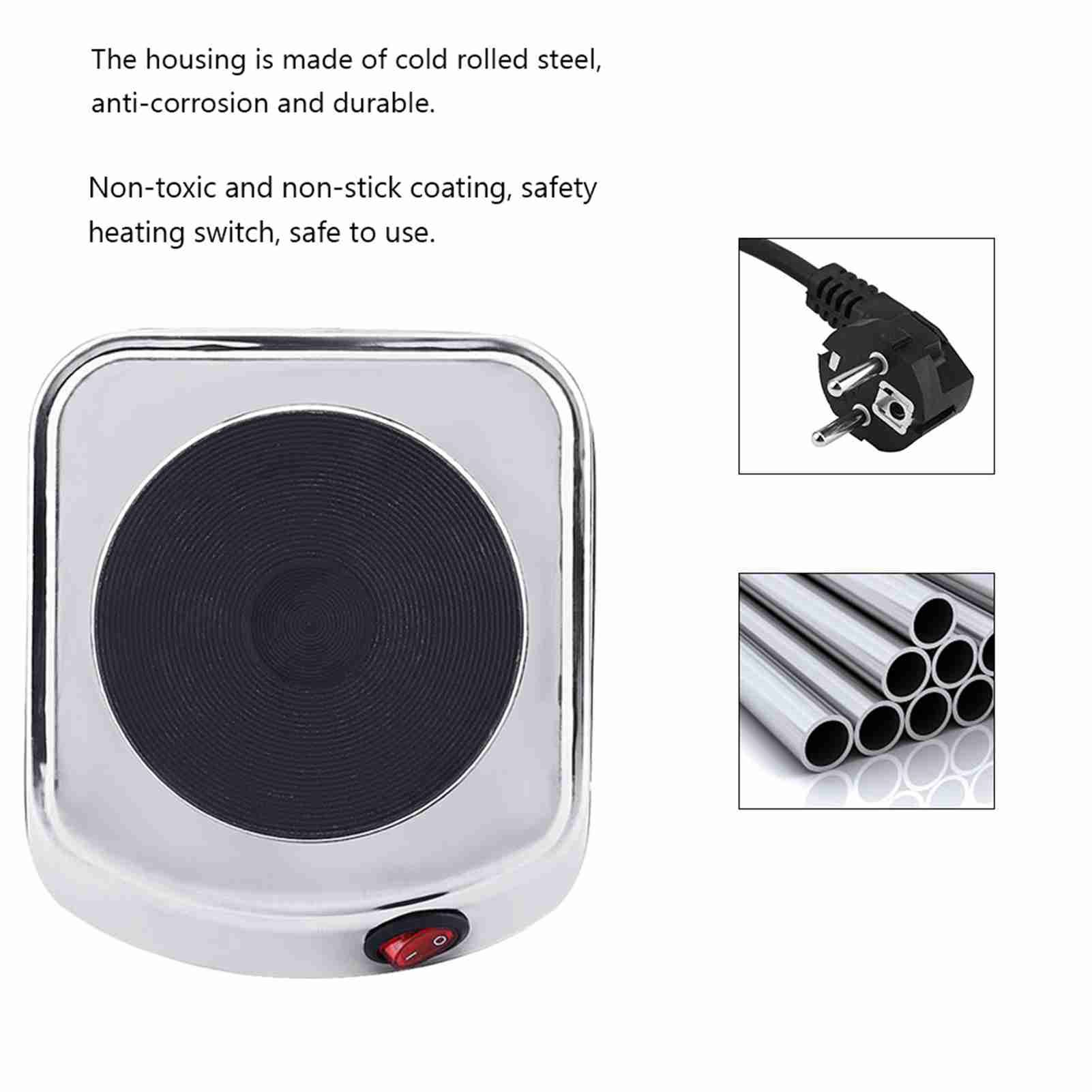 500W Electric Mini Stove Burner Hot Plate Coffee Heater view 6