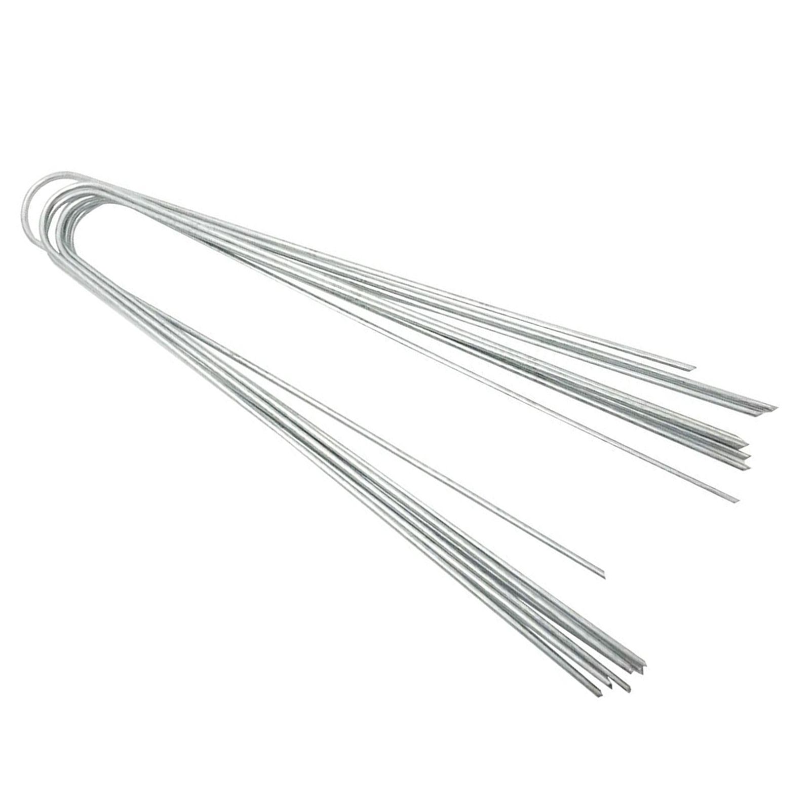 50 PCS Steel Landscape U shaped Stakes Pins Staple Peg for Ground Garden Farm view 7