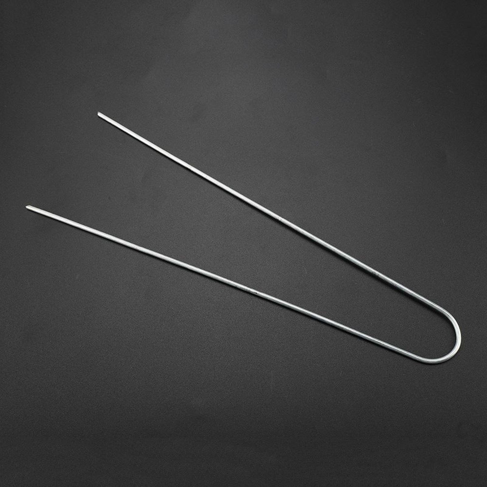50 PCS Steel Landscape U shaped Stakes Pins Staple Peg for Ground Garden Farm view 12