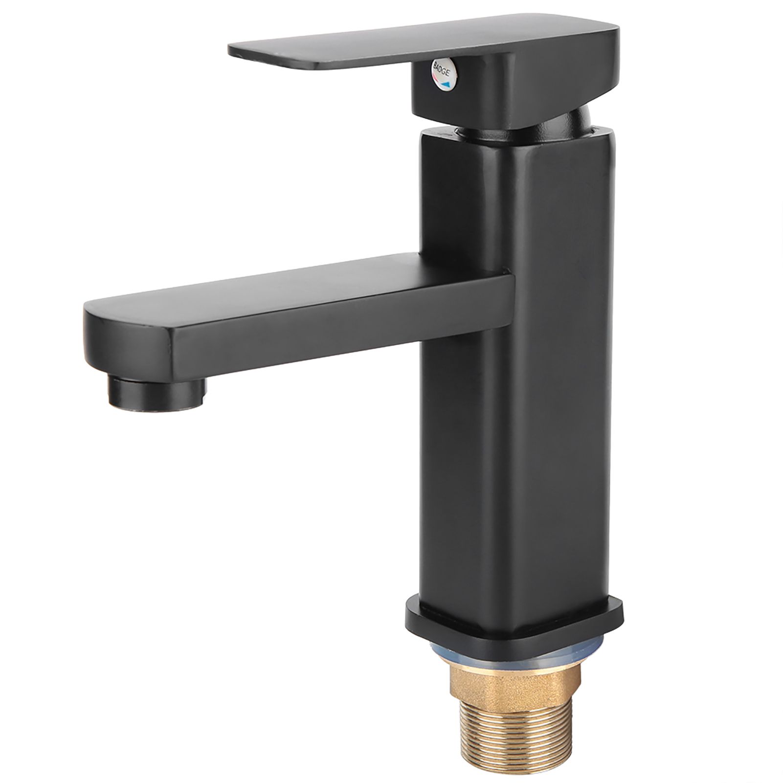 Basin Faucet Single Hole Sink Cold Hot Mixer Water Tap Waterfall Modern Faucets view 6