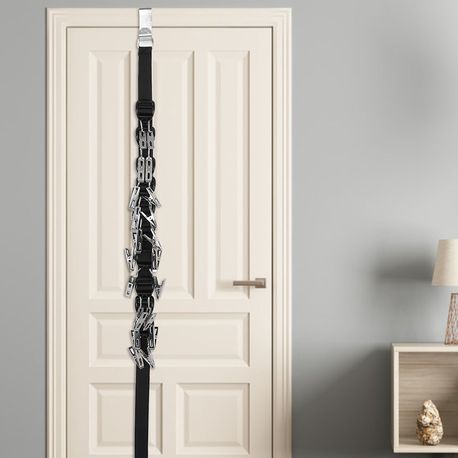 Over Door Baseball Cap Holders Rack Clothing Hangers Rack Caps Organizer Rack view 3