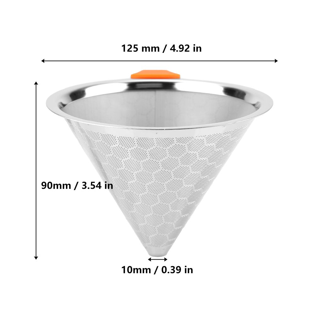 American Stainless Steel Coffee Filter Tea Coffee Dripper Coffee Mesh Strainer view 10