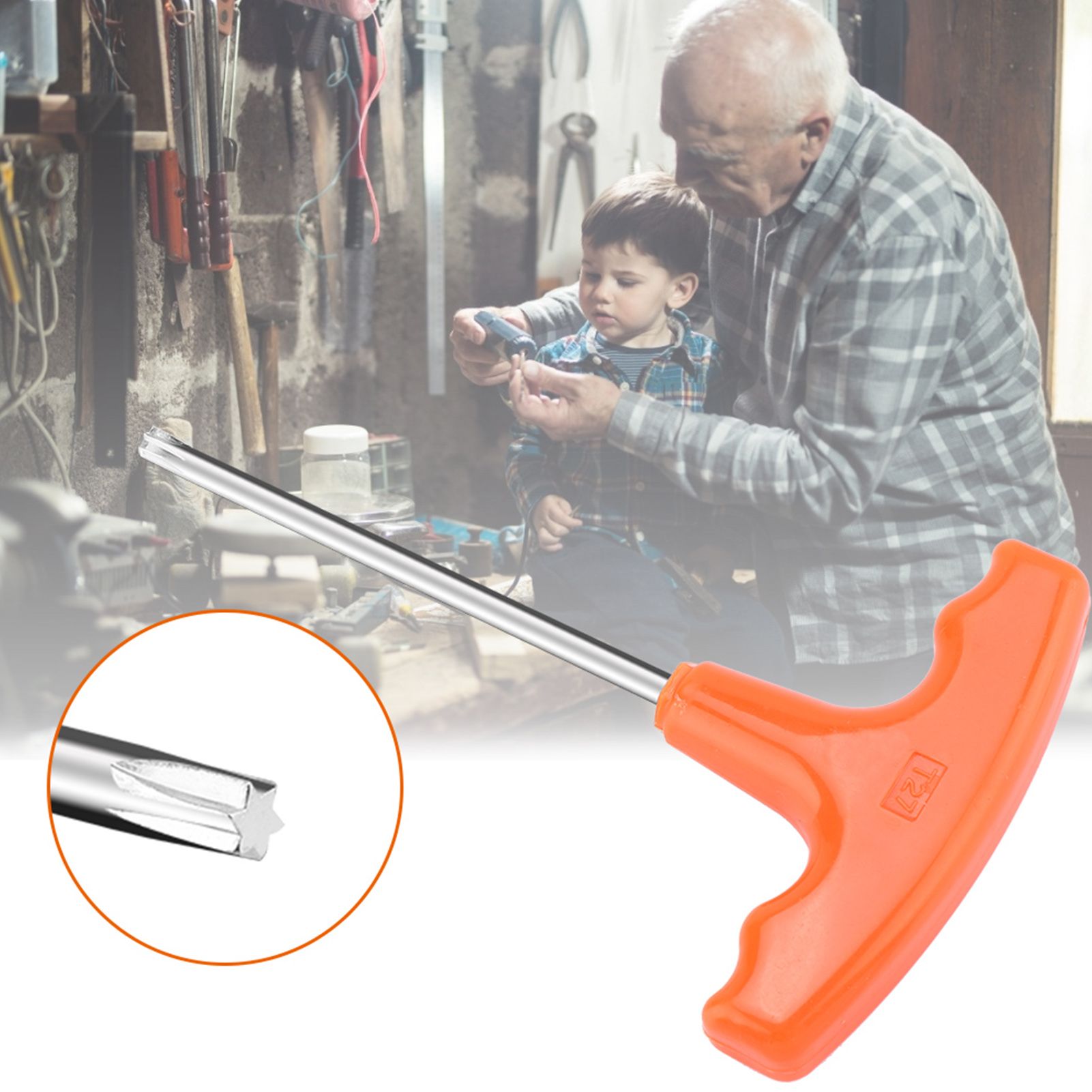 Universal T Handle T27 Torx Driver Screwdriver for Stihl Makita # 0812 370 1000 view 12