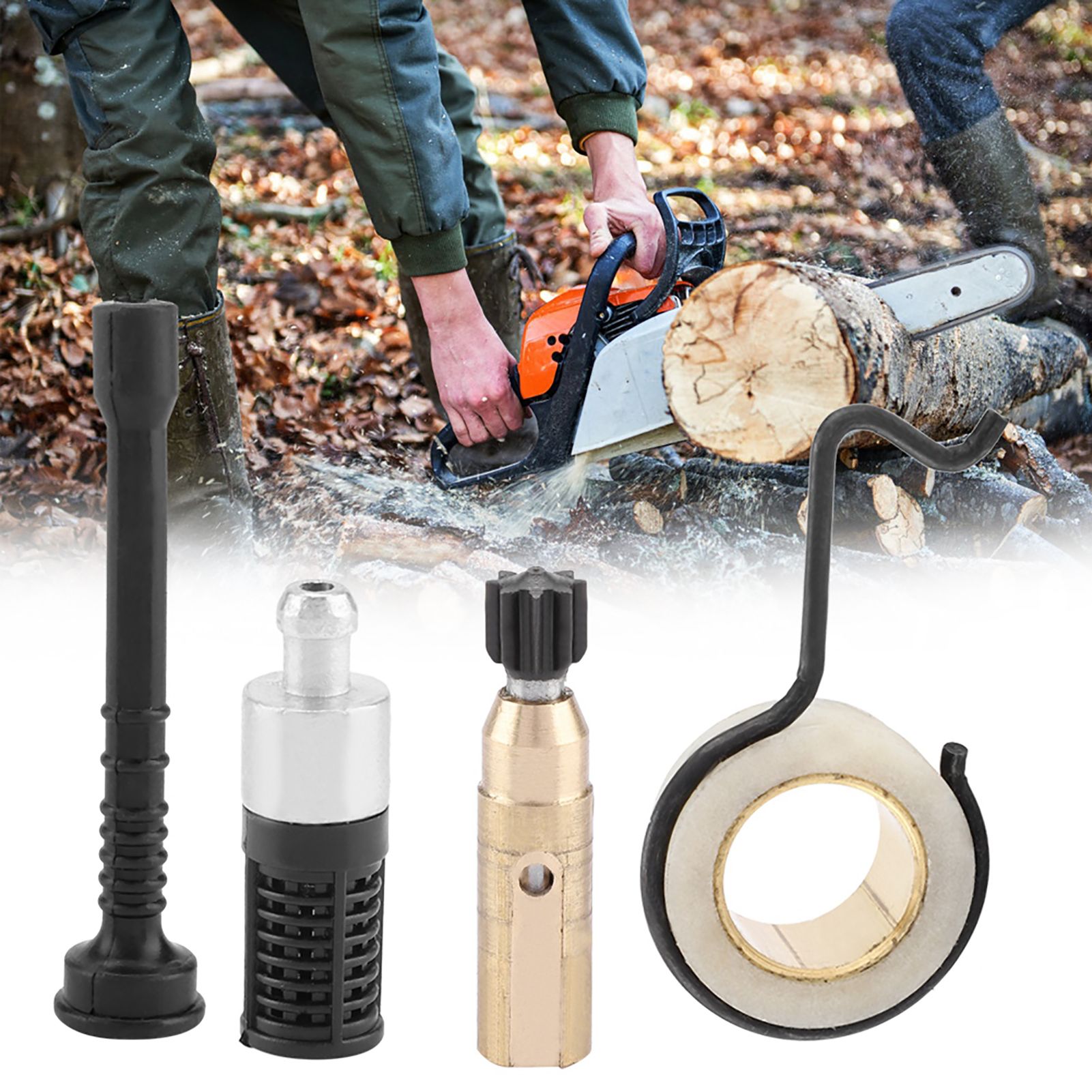 Chainsaw Oil Pump Worm Gear Oil Pipe Filter Set Accessory Kits for STIHL MS view 3