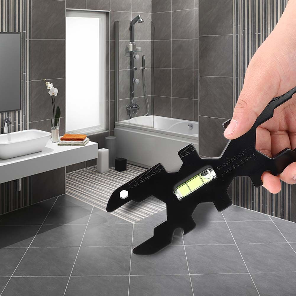 Multi function Bathroom Wrench Tool Faucet Water Pipe Black Household view 5