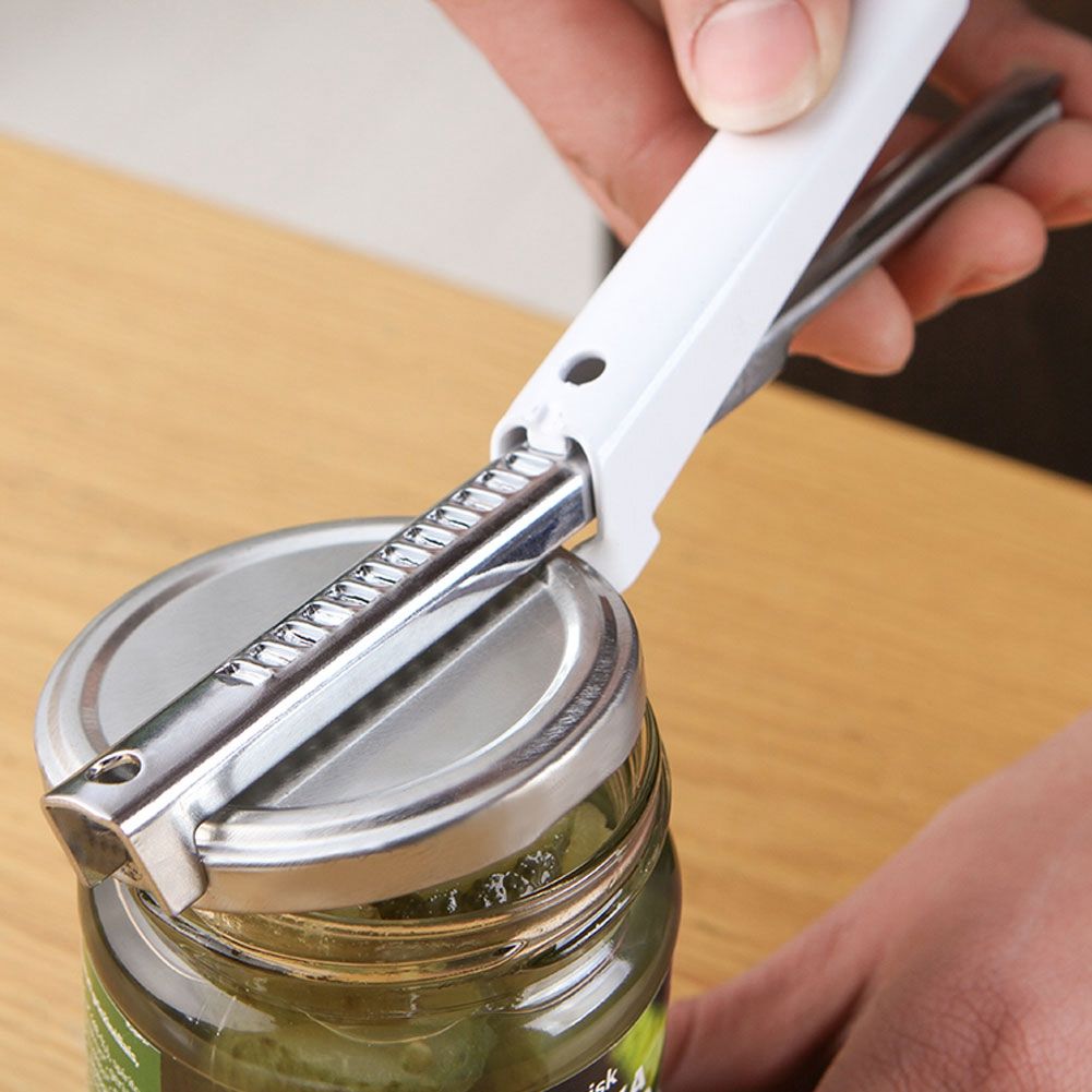 Food Grade Stainless Steel Jar Opener Adjustable Bottle Opener Easily Opens view 5