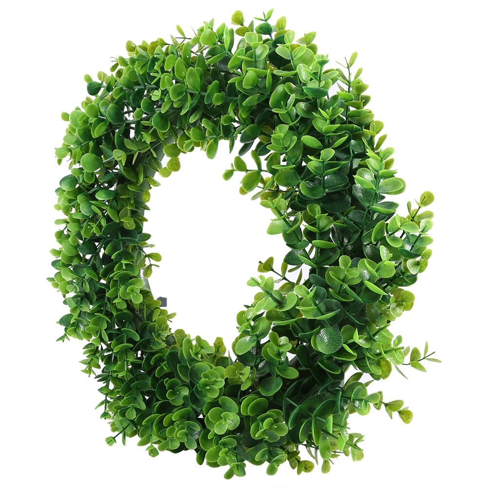 40cm Door Hanging Wall Window Flower Green Leaf Wreath Home Wedding Party Decor