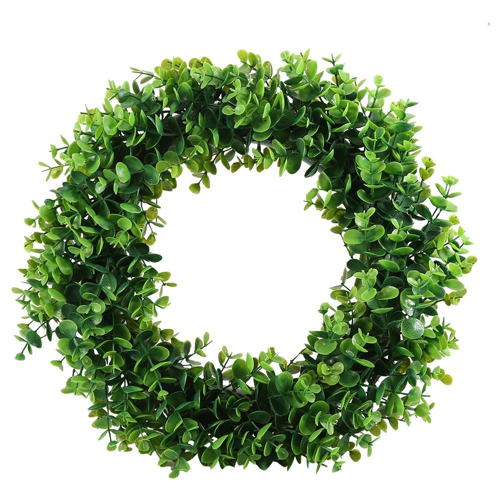40cm Door Hanging Wall Window Flower Green Leaf Wreath Home Wedding Party Decor view 2