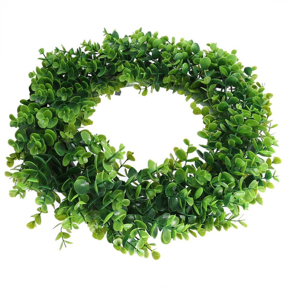 40cm Door Hanging Wall Window Flower Green Leaf Wreath Home Wedding Party Decor view 3